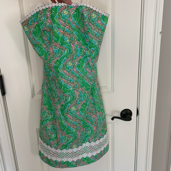 Lilly Pulitzer strapless dress